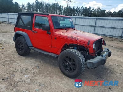 Czwarte zdjęcie samochodu z boku: 2016 JEEP WRANGLER SPORT VIN:1C4GJWAG4GL246116 - miniatura