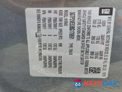 Zdjęcie 12 z 12 samochodu: 2011 GMC SIERRA K1500 SLE VIN:3GTP2VE33BG179691 - miniatura