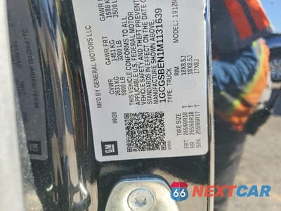 Zdjęcie 13 z 13 samochodu: 2021 CHEVROLET COLORADO VIN:1GCGSBEN1M1131639 - miniatura