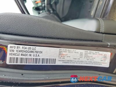 Zdjęcie 14 z 14 samochodu: 2021 DODGE DURANGO GT VIN:1C4RDHDGXMC750124 - miniatura