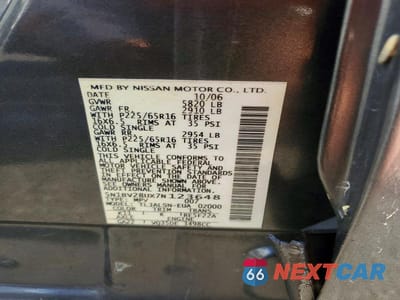 Zdjęcie 13 z 13 samochodu: 2007 NISSAN QUEST 3.5 VIN:5N1BV28UX7N123648 - miniatura
