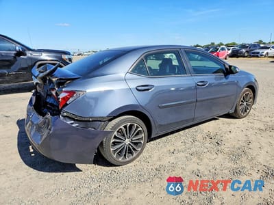 Trzecie zdjęcie samochodu z tyłu: 2015 TOYOTA COROLLA S PLUS VIN:5YFBURHE4FP224761 - miniatura