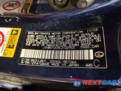 Zdjęcie 12 z 12 samochodu: 2014 LEXUS ES 350 VIN:JTHBK1GG9E2102953 - miniatura