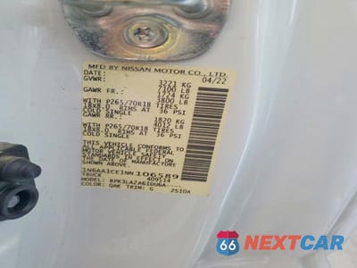 Zdjęcie 13 z 13 samochodu: 2022 NISSAN TITAN S VIN:1N6AA1CE1NN106589 - miniatura