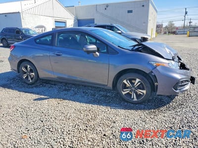 Czwarte zdjęcie samochodu z boku: 2015 HONDA CIVIC EX VIN:2HGFG3B81FH503388 - miniatura