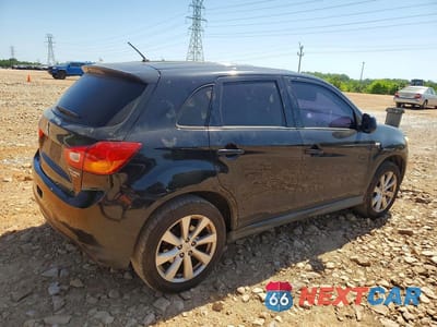 Trzecie zdjęcie samochodu z tyłu: 2014 MITSUBISHI OUTLANDER SPORT ES VIN:4A4AP3AU8EE026738 - miniatura