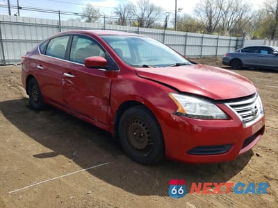 Czwarte zdjęcie samochodu z boku: 2013 NISSAN SENTRA S VIN:3N1AB7AP8DL768663 - miniatura