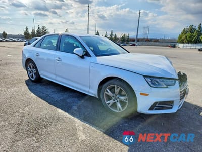 Czwarte zdjęcie samochodu z boku: 2018 AUDI A4 PREMIUM VIN:WAUKMAF4XJA210403 - miniatura