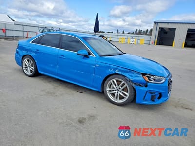 Czwarte zdjęcie samochodu z boku: 2022 AUDI A4 PREMIUM PLUS 45 VIN:WAUEAAF41NN011535 - miniatura
