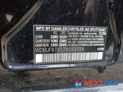 Zdjęcie 12 z 12 samochodu: 2007 MERCEDES-BENZ E 350 4MATIC VIN:WDBUF87X17X223729 - miniatura