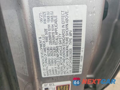 Zdjęcie 12 z 12 samochodu: 2021 ACURA RDX VIN:5J8TC2H39ML035835 - miniatura