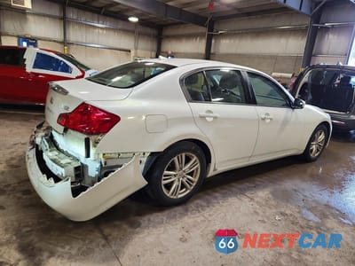 Trzecie zdjęcie samochodu z tyłu: 2011 INFINITI G25 SEDAN BASE VIN:JN1DV6APXBM601738 - miniatura