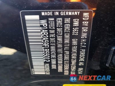 Zdjęcie 12 z 12 samochodu: 2015 PORSCHE MACAN S VIN:WP1AB2A59FLB55012 - miniatura
