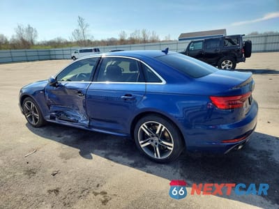 Drugie zdjęcie samochodu z przodu: 2017 AUDI A4 PREMIUM PLUS VIN:WAULNAF40HN007878 - miniatura