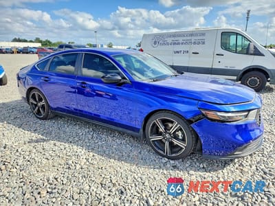 Czwarte zdjęcie samochodu z boku: 2023 HONDA ACCORD HYBRID SPORT VIN:1HGCY2F53PA013187 - miniatura