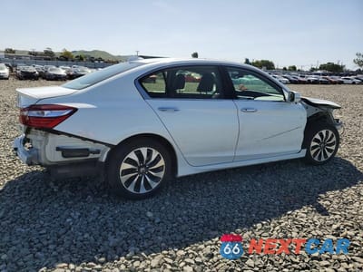 Trzecie zdjęcie samochodu z tyłu: 2017 HONDA ACCORD TOURING HYBRID VIN:JHMCR6F70HC031848 - miniatura