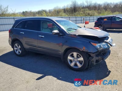 Czwarte zdjęcie samochodu z boku: 2010 ACURA MDX TECHNOLOGY VIN:2HNYD2H68AH515315 - miniatura