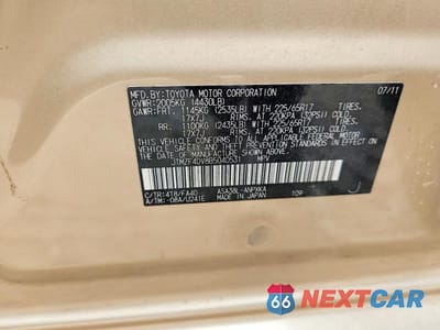 Zdjęcie 13 z 13 samochodu: 2011 TOYOTA RAV4 BASE VIN:JTMZF4DV8B5040531 - miniatura