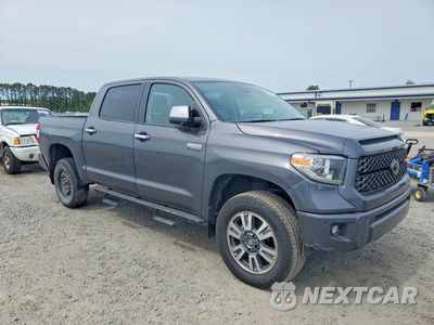 Czwarte zdjęcie samochodu z boku: 2021 TOYOTA TUNDRA PLATINUM VIN:5TFAY5F16MX965159 - miniatura
