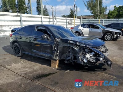 Czwarte zdjęcie samochodu z boku: 2024 HONDA CIVIC SPORT VIN:2HGFE2F55RH582553 - miniatura