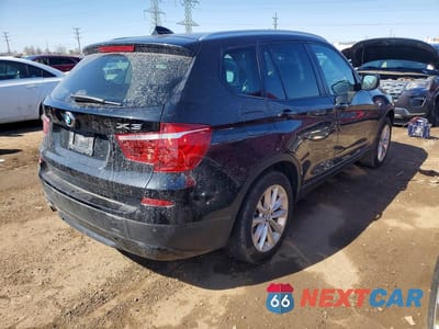 Trzecie zdjęcie samochodu z tyłu: 2014 BMW X3 XDRIVE28I VIN:5UXWX9C57E0D16795 - miniatura