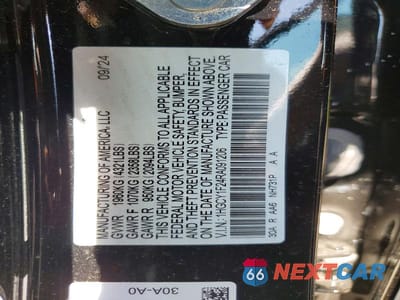 Zdjęcie 12 z 12 samochodu: 2024 HONDA ACCORD LX VIN:1HGCY1F24RA091206 - miniatura