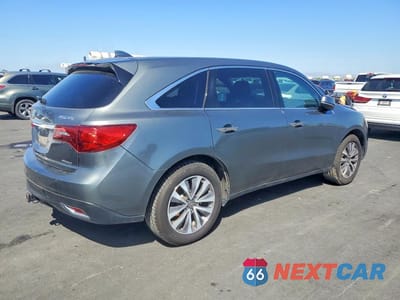 Trzecie zdjęcie samochodu z tyłu: 2016 ACURA MDX TECHNOLOGY VIN:5FRYD4H44GB006903 - miniatura