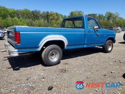 Trzecie zdjęcie samochodu z tyłu: 1985 FORD F150 VIN:1FTEF14Y2FNA60920 - miniatura