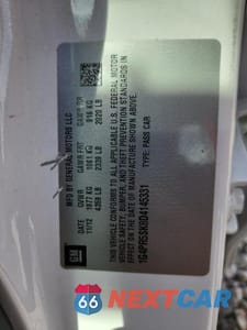 Zdjęcie 13 z 13 samochodu: 2013 BUICK VERANO CONVENIENCE VIN:1G4PR5SK8D4145331 - miniatura