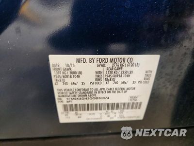 Zdjęcie 13 z 13 samochodu: 2016 FORD EXPLORER XLT VIN:1FM5K8DH3GGB30074 - miniatura