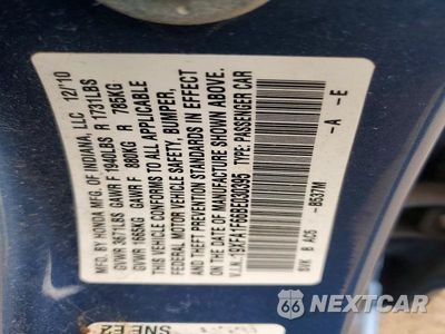Zdjęcie 12 z 12 samochodu: 2011 HONDA CIVIC LX-S VIN:19XFA1F66BE030395 - miniatura