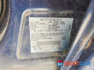Zdjęcie 12 z 12 samochodu: 2004 FORD F150 SUPERCREW VIN:1FTPW14554KD54986 - miniatura