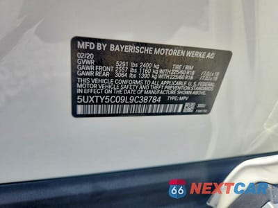 Zdjęcie 13 z 13 samochodu: 2020 BMW X3 XDRIVE30I VIN:5UXTY5C09L9C38784 - miniatura