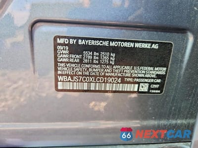 Zdjęcie 13 z 13 samochodu: 2020 BMW M550XI VIN:WBAJS7C0XLCD19024 - miniatura