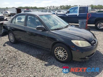 Czwarte zdjęcie samochodu z boku: 2005 HONDA CIVIC LX VIN:2HGES16555H598258 - miniatura