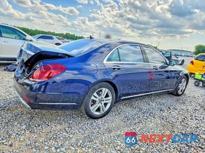 Trzecie zdjęcie samochodu z tyłu: 2018 MERCEDES-BENZ S 450 VIN:WDDUG6GBXJA403508 - miniatura