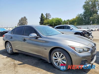 Czwarte zdjęcie samochodu z boku: 2017 INFINITI Q50 3.0T PREMIUM VIN:JN1EV7AP4HM743571 - miniatura