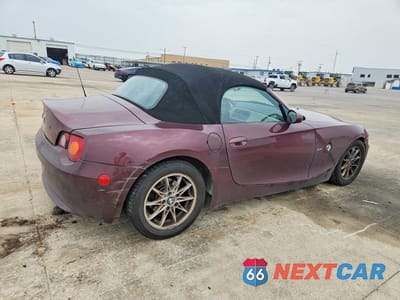 Trzecie zdjęcie samochodu z tyłu: 2003 BMW Z4 2.5 VIN:4USBT33403LS42249 - miniatura