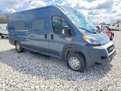 Czwarte zdjęcie samochodu z boku: 2020 RAM PROMASTER 3500 DELIVERY VAN VIN:3C6URVJG2LE140957 - miniatura