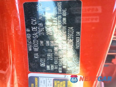 Zdjęcie 13 z 13 samochodu: 2021 KIA FORTE GT LINE VIN:3KPF34AD2ME390204 - miniatura