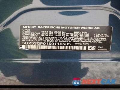 Zdjęcie 14 z 14 samochodu: 2025 BMW X3 30 XDRIVE VIN:5UX53GP01S9118535 - miniatura