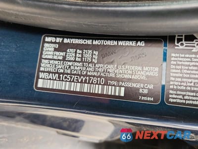 Zdjęcie 13 z 13 samochodu: 2014 BMW X1 XDRIVE28I VIN:WBAVL1C57EVY17810 - miniatura