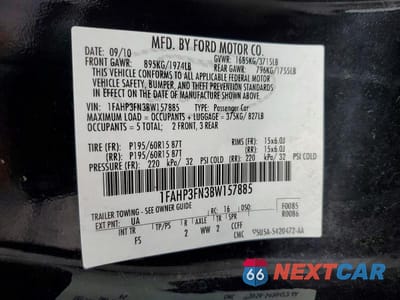 Zdjęcie 12 z 12 samochodu: 2011 FORD FOCUS SE VIN:1FAHP3FN3BW157885 - miniatura