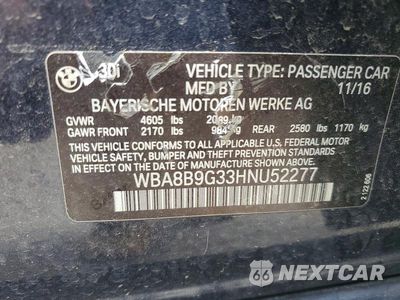 Zdjęcie 12 z 12 samochodu: 2017 BMW 330 I VIN:WBA8B9G33HNU52277 - miniatura