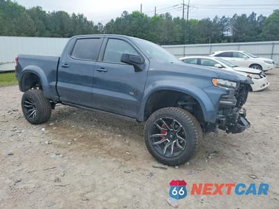 Czwarte zdjęcie samochodu z boku: 2021 CHEVROLET SILVERADO K1500 RST VIN:3GCUYEEL8MG127347 - miniatura