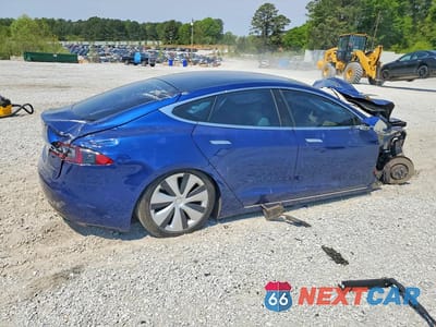 Trzecie zdjęcie samochodu z tyłu: 2020 TESLA MODEL S VIN:5YJSA1E23LF411131 - miniatura