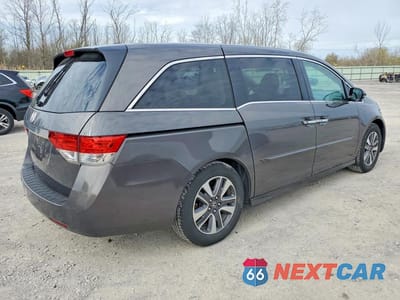 Trzecie zdjęcie samochodu z tyłu: 2014 HONDA ODYSSEY TOURING VIN:5FNRL5H99EB038057 - miniatura