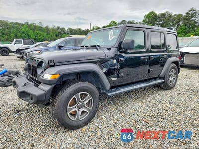 2021 JEEP WRANGLER UNLIMITED SPORT 1C4HJXDN0MW638119 - główne zdjęcie licytacji z USA - miniatura