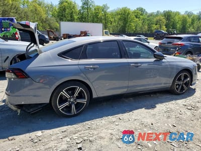 Trzecie zdjęcie samochodu z tyłu: 2024 HONDA ACCORD HYBRID SPORT-L VIN:1HGCY2F78RA044083 - miniatura