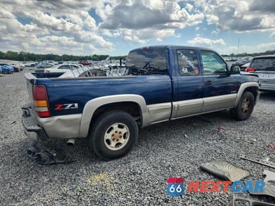 Trzecie zdjęcie samochodu z tyłu: 2002 CHEVROLET SILVERADO K1500 VIN:1GCEK19T02Z315060 - miniatura
